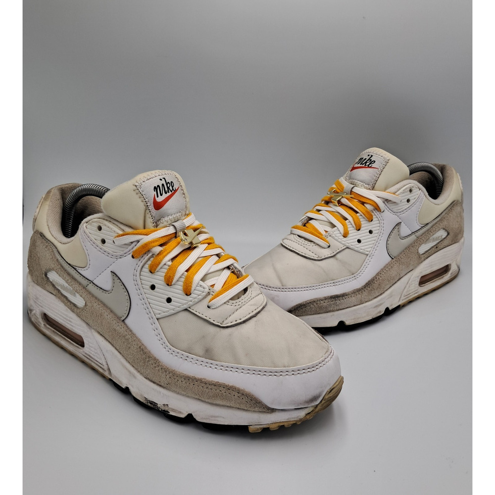 Size 9.5 - Nike Air Max 90 Light Bone University Gold (Women's) - DA8709-100